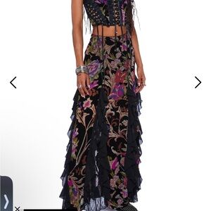 Current Mood Subline Long Maxi Skirt-XL
